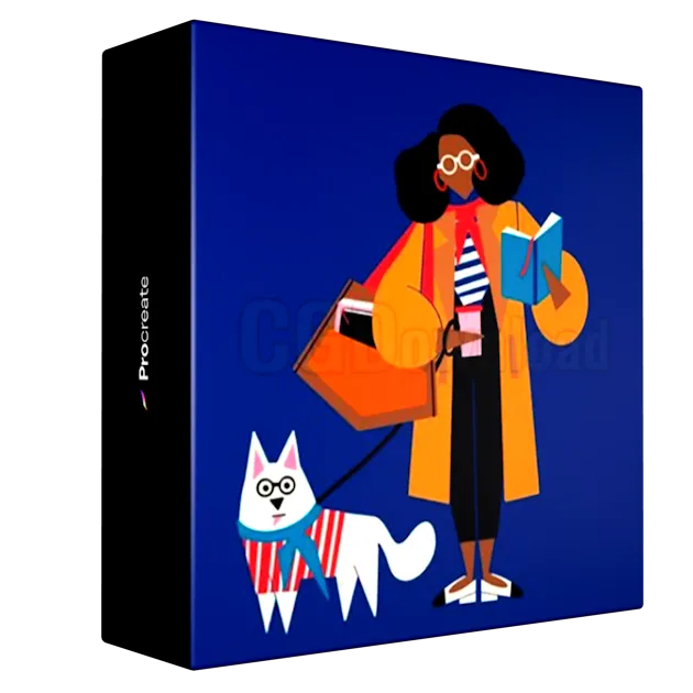 Character Illustration in Procreate Fashion, Figures, Dogs