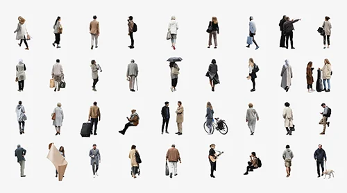 Studio Esinam - Large Collection of 2D Cutout People скачать