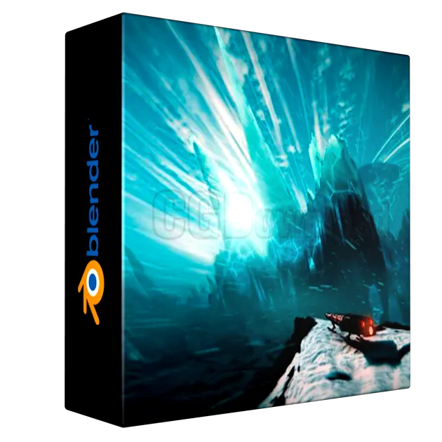 Blender and Gaea Masterclass – Procedural Ice World