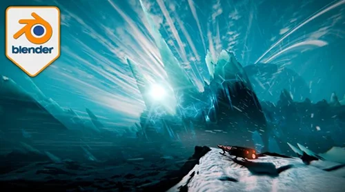 Blender and Gaea Masterclass – Procedural Ice World скачать