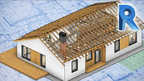 Revit House Design Course Architecture + Roof Timber Frame скачать