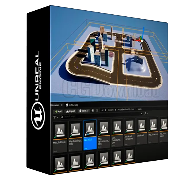 Unreal Engine 5 Procedural Road System