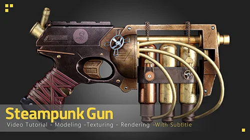Steampunk Gun Tutorial - Tutorial Full Process(With Subtitle) скачать