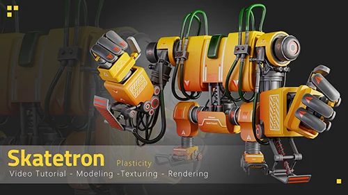 Artstation – Skatetron – Tutorial Full Process (Plasticity) скачать