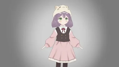 Low-Poly Anime Character Creation in Blender скачать