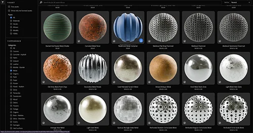 Adobe Substance Materials - Metal Category скачать