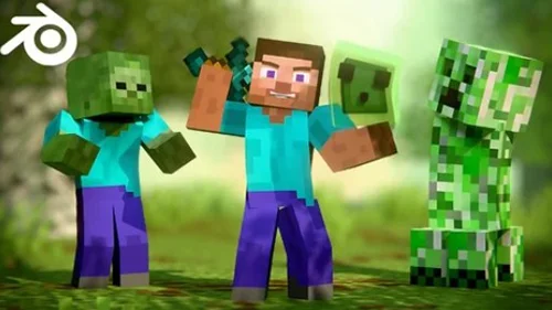 Blender 3D Minecraft Animation Course - Ultimate A-Z Guide скачать