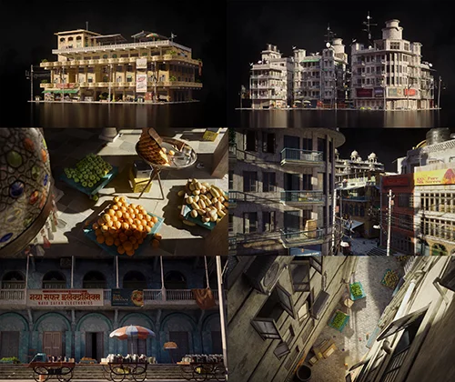 KitBash3D - New Delhi скачать