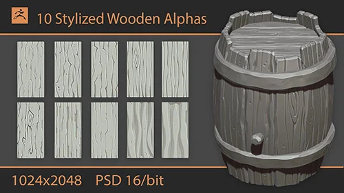Stylized Wooden Alphas скачать