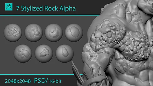 Artstation - Stylized Wooden Alphas скачать