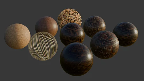 Gumroad - Material Pack Wood - 02 скачать