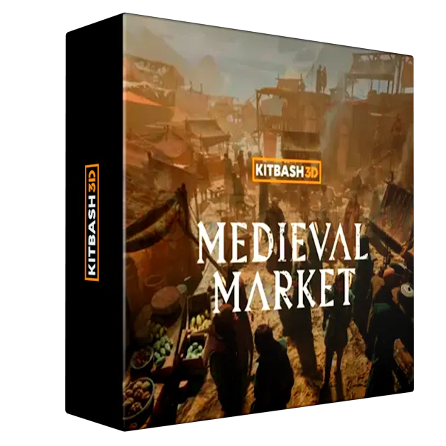 Kitbash3D - Medieval Market