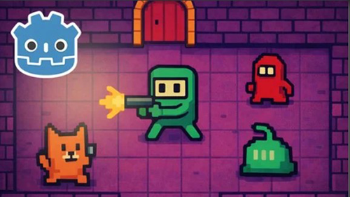 Godot 2D Academy Learn how to create a Topdown Shooter Game скачать