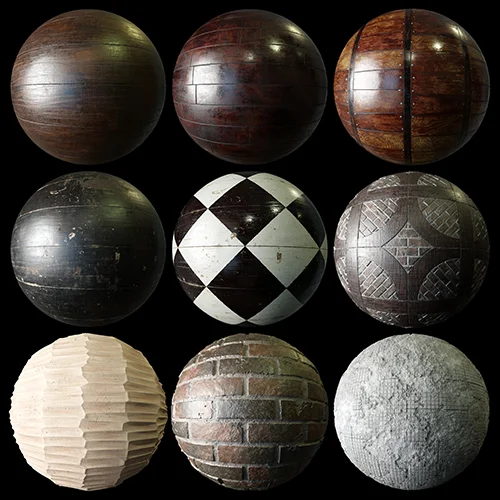 Gumroad - Materials Wood & Bricks скачать