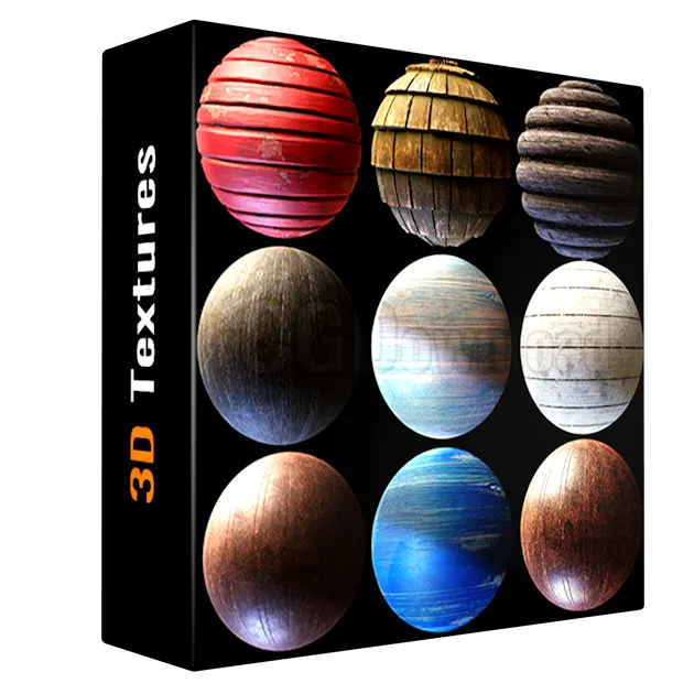 Gumroad - Material Pack Wood - 01 Variations