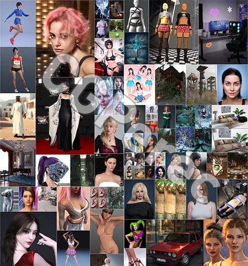 Daz 3D, Poser Bundle 1 Февраль 2026 скачать