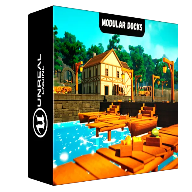 Stylized Village (Village, Stylized Village, Stylized Town, Medieval Village)