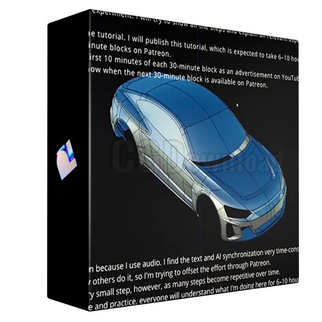 Audi E-Tron GT Tutorial Car Modeling the complete 24 hours Package