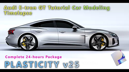Audi E-Tron GT Tutorial Car Modeling the complete 24 hours Package скачать