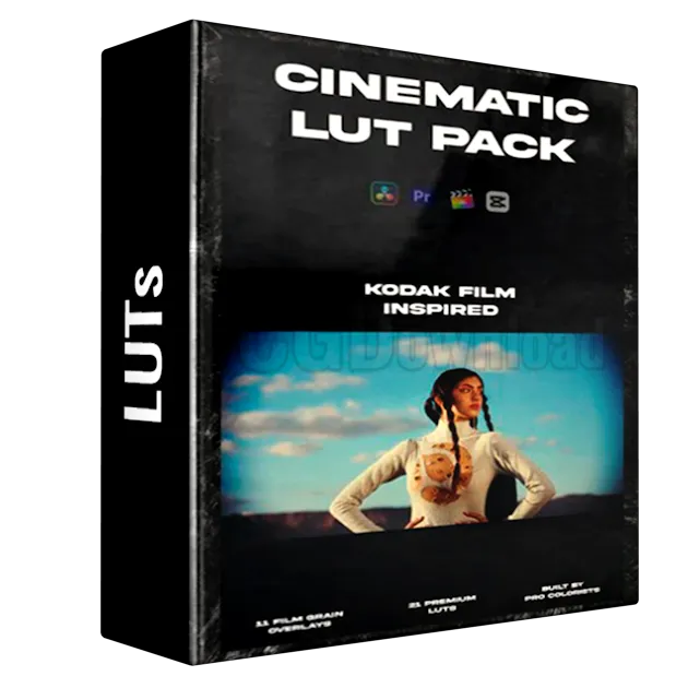VincentColorFilm – CINEMATIC – LUT Pack – Kodak Film Inspired