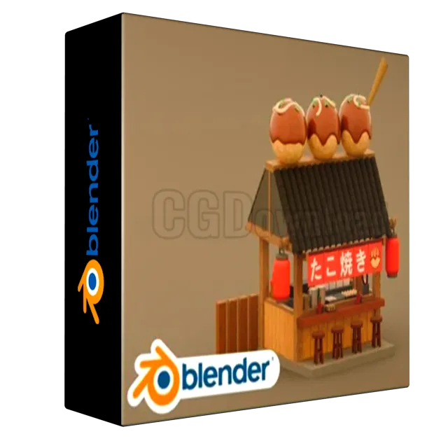 Blender : Takoyaki Shop