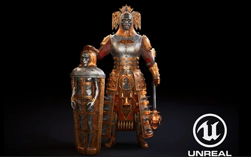 Design AAA realistic 3d mythic game boss character скачать
