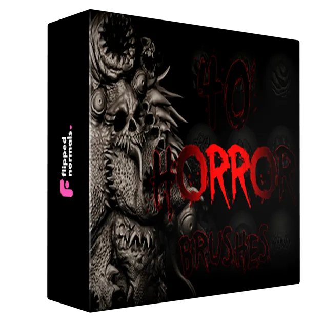 Zbrush + Blender - 40 Horror VDM Brush
