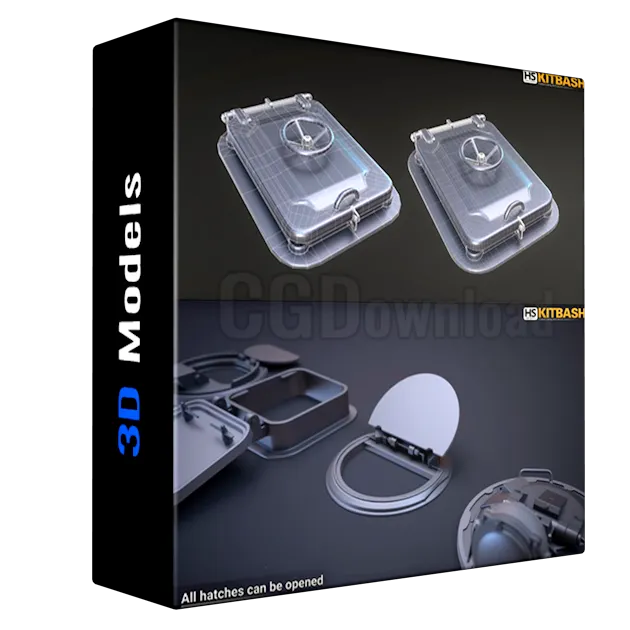 Hard-Surface Kitbash Vol.2 - Hatches & Covers