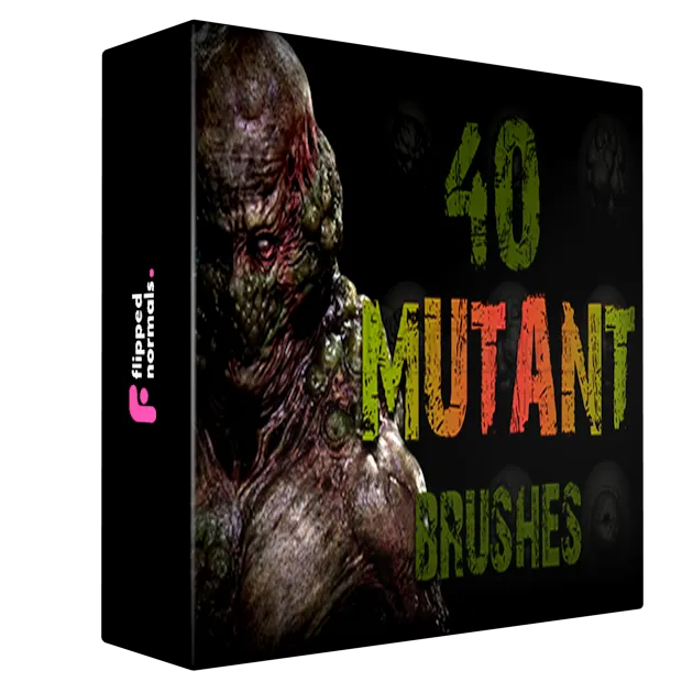 Zbrush + Blender - 40 Mutant VDM Brushes