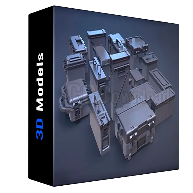Hard-Surface Kitbash Vol.3 - Crates & Cases