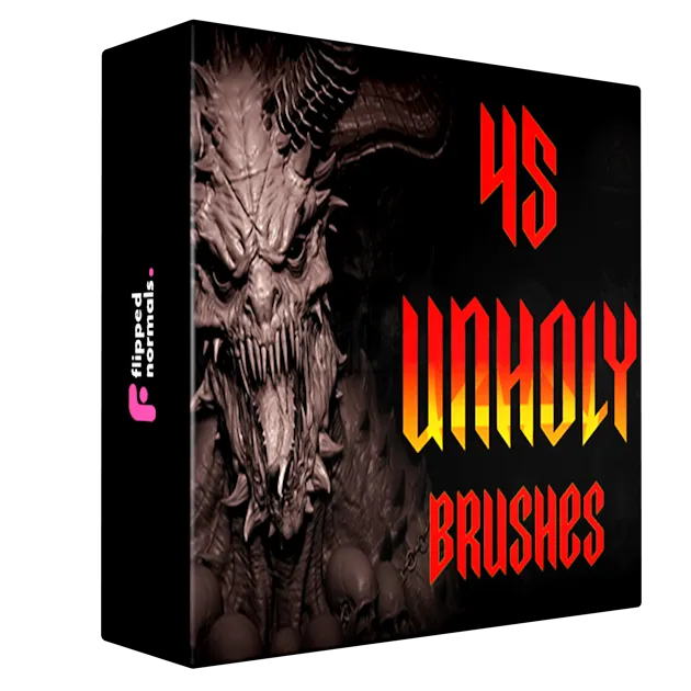 Zbrush + Blender - 45 Unholy Brushes