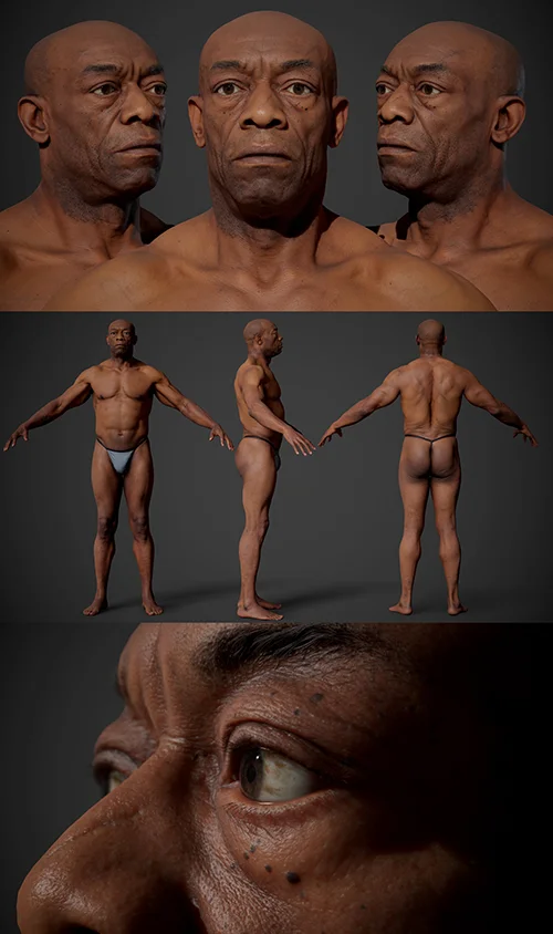 3dscanstore - Animation Ready Body Scan Male 01 скачать