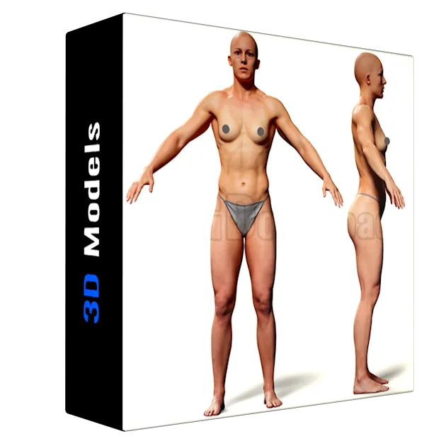Animation Ready Body Scan / Female 01