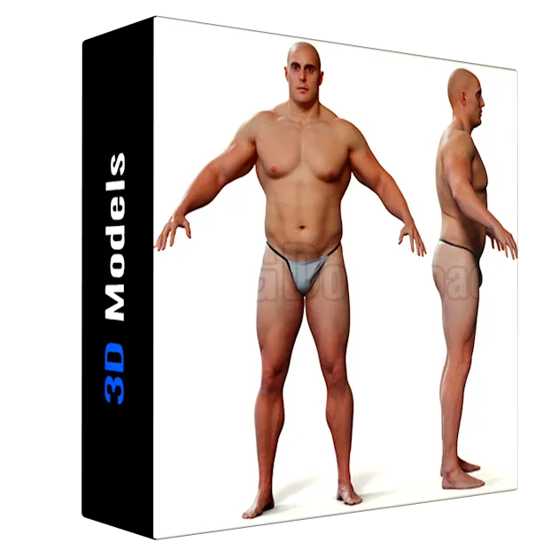 Animation Ready Body Scan Male 03