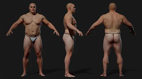Animation Ready Body Scan Male 03 скачать