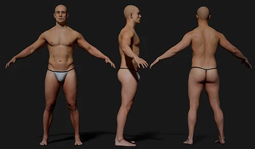 3dscanstore - Animation Ready Body Scan Male 04 скачать