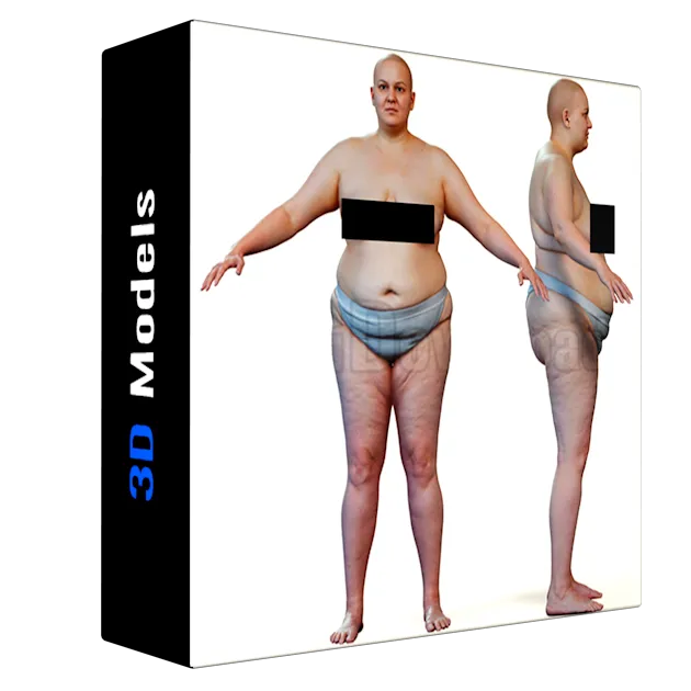 3dscanstore - Animation Ready Body Scan / Female 04