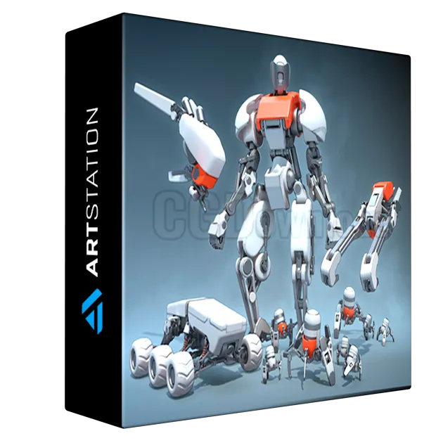Hard-Surface Kitbash Vol.1