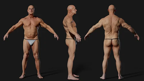 Animation Ready Body Scan Male 05 скачать