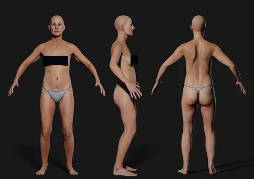 Animation Ready Body Scan Female 06 скачать