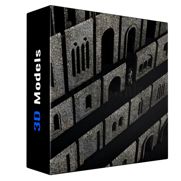 Medieval Modular Wall Pack – Kitbash Collection