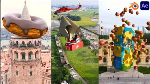 Create Viral CGI Ads with Blender & After Effects скачать