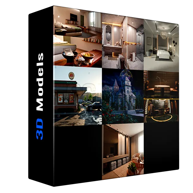 BlenderKit scenes pack #16