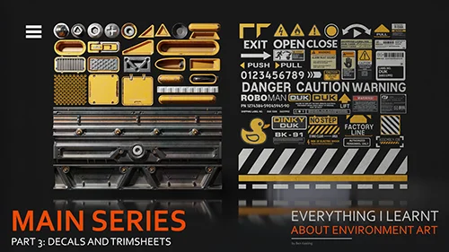 Everything I learnt about Environment Art - Part 3- Decals & Trimsheets скачать