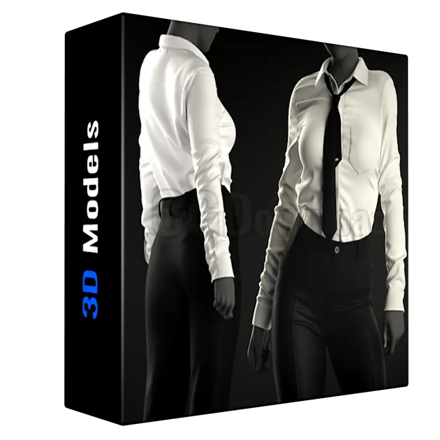 Girl's Outfit 60 - Marvelous CLO Project file 