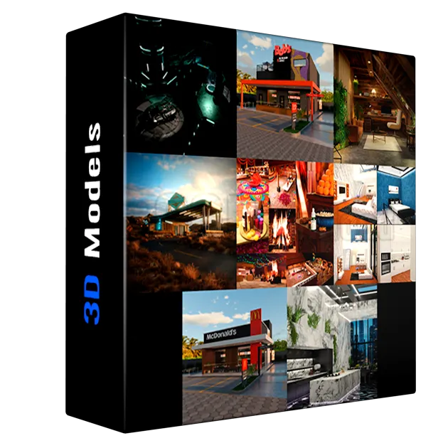 BlenderKit scenes pack #18