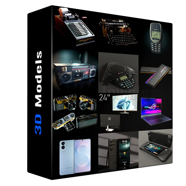 BlenderKit Technology Pack 2