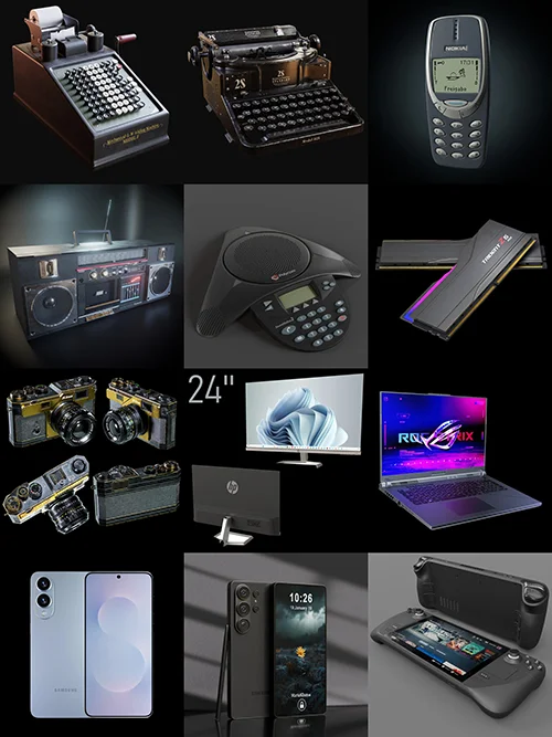 BlenderKit Technology Pack 2 скачать