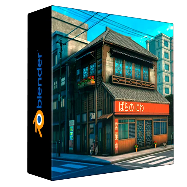 Stylized Japanese Environments in Blender