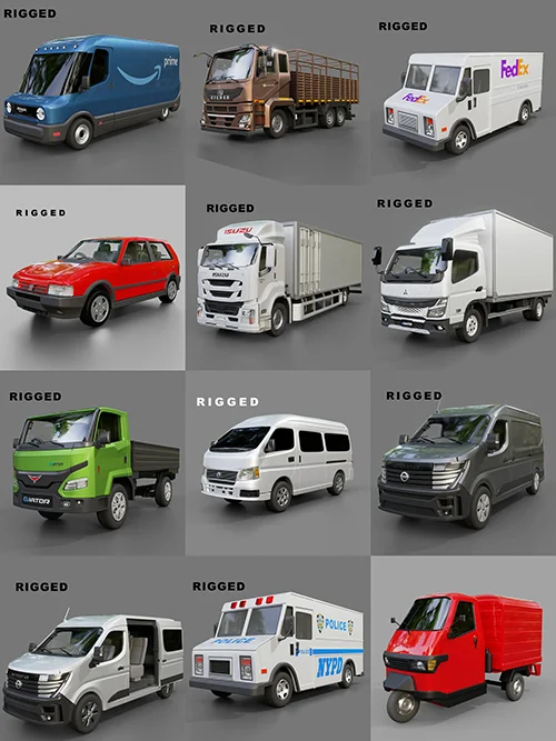 BlenderKit Transport Pack 2 скачать